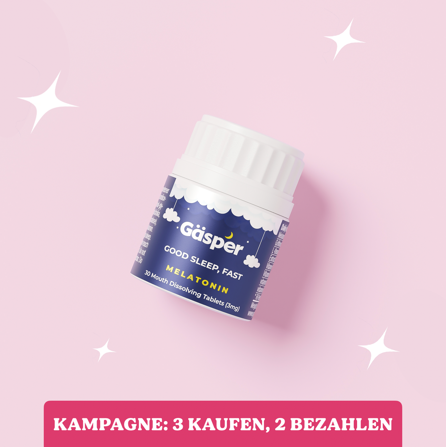 Gäsper | Guter Schlaf, direkt (3mg)